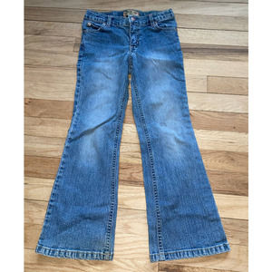 The Childrens Place Bootcut Stretch Blue Denim Jeans